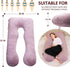 55in Chilling Home Pregnancy Pillow, U Shape Pregnancy Pillows for Sleeping, Body Pillow for Sleeping, Body Pillows