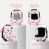 Winter Car Seat Cover Baby with Sunshade & Dual Zipper Windows - Minky Bubble Lined Windproof Soft Shell, Warm Newborn