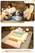 MUPI Long Plush Cute Body Pillow - 33 Inch Husky Animal Shaped Cuddle Pillow for Kids, Gift for Girlfriend