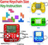 15Pcs Video Game Keychain Party Favors, Mini Game Console Fidget Toys Bulk for Kids Classroom Prizes