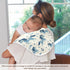 decor gift 4 Pack 22x11in Cotton Soft Burp Cloths Soft and Absorbent? Naughty Ocean Pony Ivory spit up Rags for Unisex