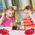 Coopay 300 Pieces Plastic Learning Counters, Bingo Chip Counting Discs for Math Practice and Poker Chips (Red Style 1)