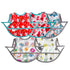 Joyo roy Mess Proof Baby Bibs, Waterproof Toddler Bibs for Baby Girl 3-10 Months, Soft Machine Washable