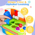 Cinne Toddler Tool Set Age 1-2, Baby Workbench with Light & Sound, Shape Sorter, Toys for 1 Year Old Boy