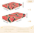 Bseiialft 52 28 Red Watermelon Fruit Crib Sheets for Boys Girls Soft and Breathable Cotton Baby Sheets for Standard