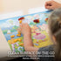 Klean Kids Silicone Placemats for Toddlers - 2 Pack (Mermaid and Princess) Non-Slip with Travel Bag