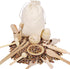 Hiawbon 25PCS Wooden Sensory Bin Tools for Toddlers, Wooden Pretend Play Sensory