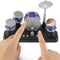 Finger Drum Set Electronic Mini Desktop Toy Instrument Game with Sounds and Lights for Kids and Adults