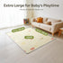 50''x50'' Mallify Baby Play Mat, Foldable Foam Playmat for Floor, Reversible Activity Play Mat for Playpen, Edge