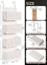 Closet 4 Macrame Over the Door Organizer Boho Decor Nursery Storage, Leaf Weaving Organizers and Storagewith Hanging