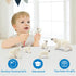 Toymany 6PCS Polar Bear Figurines Toy - Realistic Plastic Arctic Animals Family Set for Christmas Educational Toys