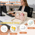 Momcozy,Cotton Wearable Breast Pump Bag - Portable Pumping Bag With Cooler Compartment Compatible With Quilted Breast