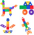 Plastic Lacing Beads for Kids (70 pcs) - Fun Shapes, Long String, Brilliant Colors, Educational Fine Motor Toys