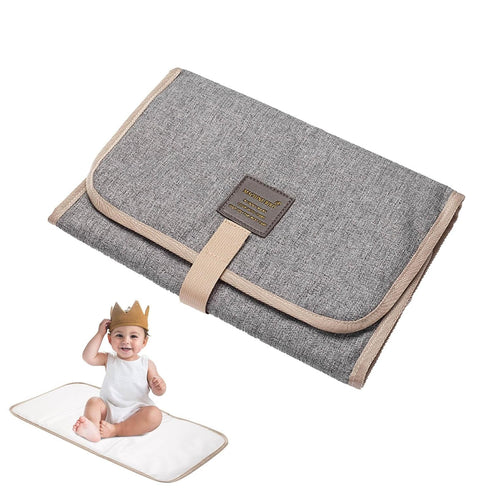 Generic Foldable Changing Pad - Polyester Waterproof Comfortable Portable Diaper Pad Changing Mat | with Magic Stickers