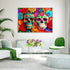 HUADADA 1000 Piece Puzzles for Adults - Colourful Flowers Skull Jigsaw Puzzles for Home Decoration