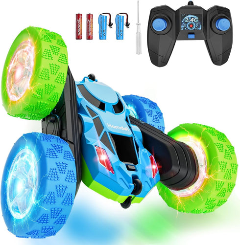 Hamdol RC Cars Toys for Kids Ages 6-12, 360 Spinning Double-Sided Remote