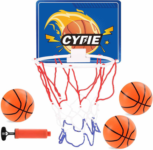 CYFIE Toddler Basketball Hoop, Suction Cup Bath Toy for Kids, Indoor Mini Basketball Hoops