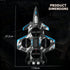 BEACONDESI F47 RC Fighter Drone for Kids, Remote Control Airplane with Altitude Hold, RC Jet Drone Toy with LED Lights