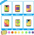 R.Y.TOYS Rotate and Slide Puzzle Fidget Toy, 8 Colors, 4 Layers, Brain Teaser for Quick Play and Sensory Fun