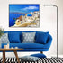 1000 Piece Jigsaw Puzzle - Aegean Sea Santorini Landscape for Adults & Teens, Natural Scene Gift