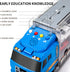TEMI Transport Cars Carrier Set Toys with Play Mat, Die-cast Vehicles Truck for Kids Age 3-9