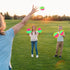 Hxezoc Toss and Catch Ball Set with 4 Paddles 6 Balls and 1 Storage Bag, Ball Sports Toys for Kids and Adults Family