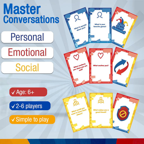 ChitChat Connect Conversation Cards Game - Engaging Starter Cards for Social Emotional Learning Activities