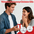 2 PCS Food Dice Game Anniversary Steel Gifts for Couple Wife Husband Food Decision Dinner Dice for Couple Fathers Day