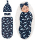 Osvbs Sharks Ocean Animal Baby Stuff Swaddle Blanket Wrap Baby Newborn Blanket Soft
