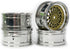 4PCS 52mm Diameter Plastic Plating Wheel Rims Hex 12mm for 1:10 RC On-Road Drift Touring Racing Car, Gold Silver,