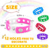 20 PCS Stuffed Croc Bracelet Band, Silicone Charm Bracelet for Kids, Croc Charm Bracelets in Bulk