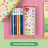 Set 3+ 14014, Schylling Tiger Tribe Ballet Coloring - Travel Take Along Art Kit - All Supplies Included - Easy Storage