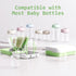 MONSAO Set Baby Bottle Brush with Drying Rack, Portable Silicone Bottle Cleaner Kit for Bottles, Nipples and Straws