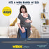 Jeroray Baby Wrap Carrier Sling: Baby Wearing Wraps Newborn to Toddlers Infants Stretchy Easy to Wear Hands Free Plus