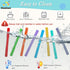 6-12 12-18 8 Pack 3-6 Teething Straws Sticks for Babies Months, Teething Toys Months, Silicone Teethers for Babies