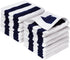 ORIGINAL KIDS Wash Cloth - Set of 12 Cabana Stripe Washcloths - 100% Cotton