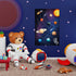 32 Solar System Party Games - Pin The Planets, Large Space Game Poster with Planet Stickers