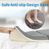 Elbow Set, 1.5 inch JJGoo Bath Kneeler with Rest Pad Kneeling Pad Mat for Bathtub - Gray