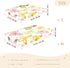 Bseiialft 52 28 Butterflies Flowers Crib Sheets for Boys Girls Soft and Breathable Cotton Baby Sheets for Standard Crib