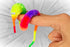 (1 Pack) 5219-1A JA-RU Fuzzy Worm Fidget Toy with String Attached Fun Magic Tricks for Kids, Soft Sensory Toy, Bulk