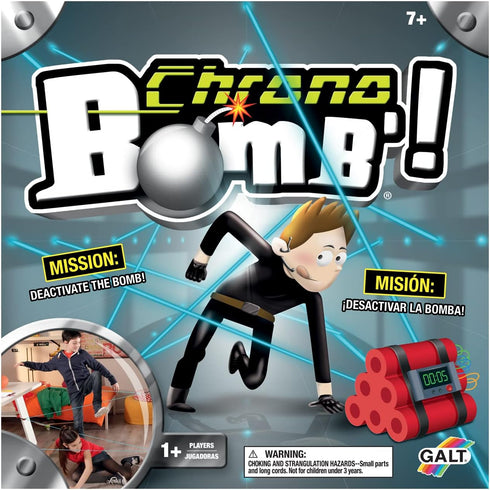 Galt Toys Chrono Bomb Kids Fun Spy Family Game, Beat The Bomb Age 7+