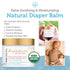 Era Organics Diaper Rash Cream For Baby - Extra Soothing and Moisturizing with Zinc Oxide, Organic Aloe Vera
