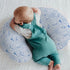 Summer Blue Seashells Baby Nursing Pillow Covers for Boy Girl Boho Beach Conch Nursery Feeding Pillowcase