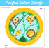 SWIMLINE 68 Inch Sprinkler Mat and Splash Play Mini Pool Outdoor Water Toy Safari Adventure | for Kids and Family Fun |