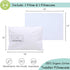 13x18 2 ZPECC Toddler Pillow with Pillowcase - Organic Cotton Hypoallergenic Kids Pillow, Baby Essentials for Travel