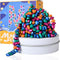 LCVUUK Fidget Toys Adults,Sensory Stones for Stress Relief,300+Multicolour Smooth Ferrite Rocks, Desk Fidgets