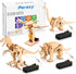Poraxy 4 Pack Dinosaur Toys for Kids 8-12, STEM Kits, Educational 3D Puzzle Building Projects for Ages 7-13
