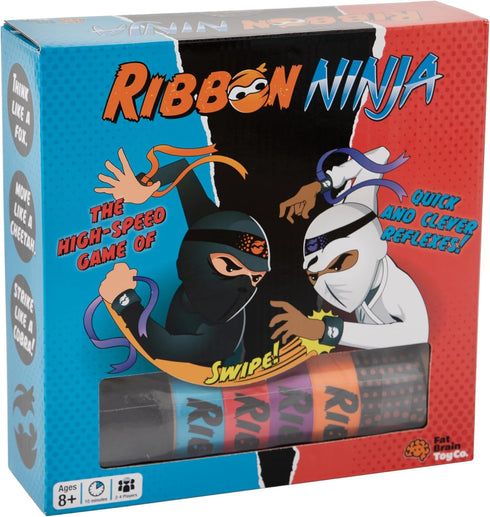 Fat Brain Toys Ribbon Ninja - Active, Ribbon-Snatching Party Game, Kids & Teens