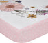 100% NoJo Keep Blooming Pink, White, Purple and Gold 'Dreams Come True' Wild Flowers Cotton Photo Op Nursery Fitted