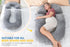 INSEN Pregnancy Pillows, Detachable Body Pillow for Sleeping, Nurse & Relax, Multi-Use Pregnancy Pillows for Pregnant